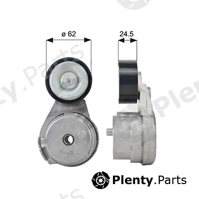 Gates-Sea T39618 — Belt Tensioner, V-ribbed belt DriveAlign®