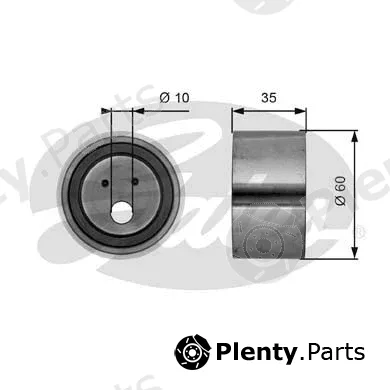 Gates-Sea T41039 — Tensioner Pulley, timing belt PowerGrip®