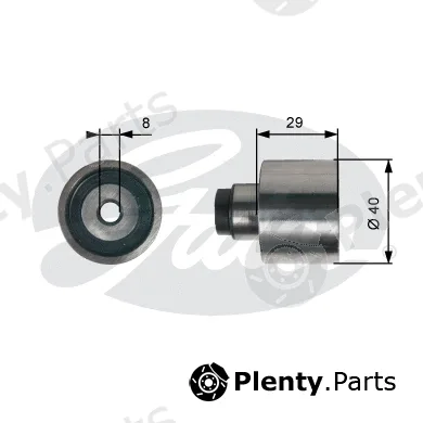Gates-Sea T42309 — Deflection/Guide Pulley, timing belt PowerGrip®