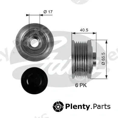 Gates-Sea OAP7032 — Alternator Freewheel Clutch DriveAlign®