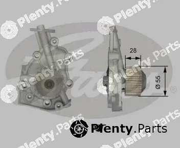 Gates-Sea WP0058 — Water Pump, engine cooling