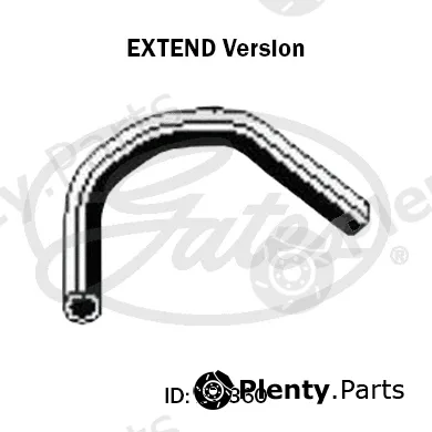 Gates-Sea 05-1378EX — Radiator Hose