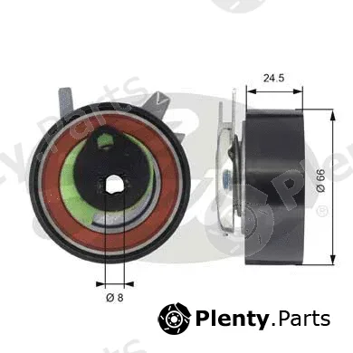 Gates-Sea T43048 — Tensioner Pulley, timing belt PowerGrip®