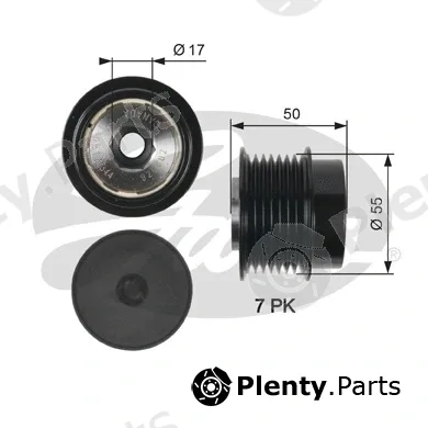 Gates-Sea OAP7017 — Alternator Freewheel Clutch DriveAlign®