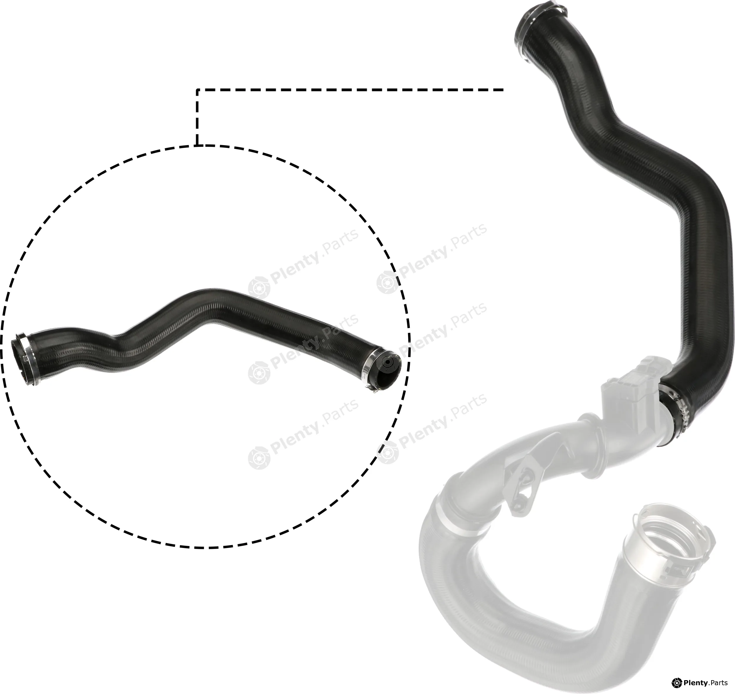 Gates-Sea 09-1393 — Charge Air Hose