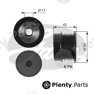 Gates-Sea OAP7035 — Alternator Freewheel Clutch DriveAlign®