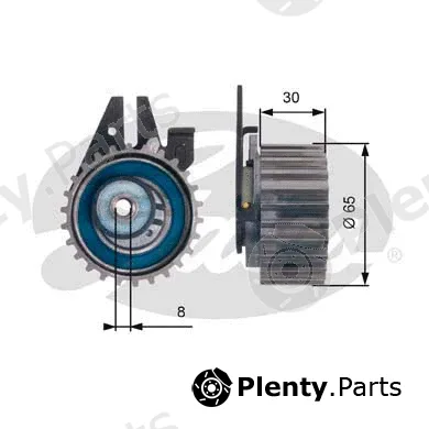Gates-Sea T43211 — Tensioner Pulley, timing belt PowerGrip®