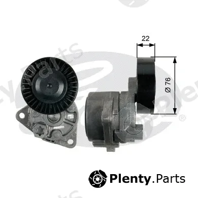Gates-Sea T39217 — Belt Tensioner, V-ribbed belt DriveAlign®