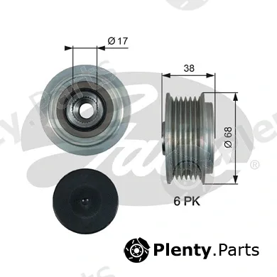 Gates-Sea OAP7185 — Alternator Freewheel Clutch DriveAlign®