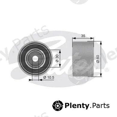 Gates-Sea T42194 — Deflection/Guide Pulley, timing belt PowerGrip®