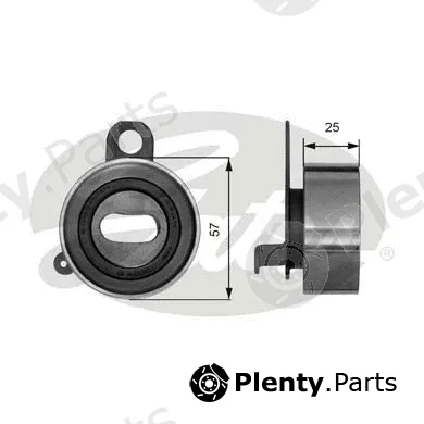 Gates-Sea T41072 — Tensioner Pulley, timing belt PowerGrip®