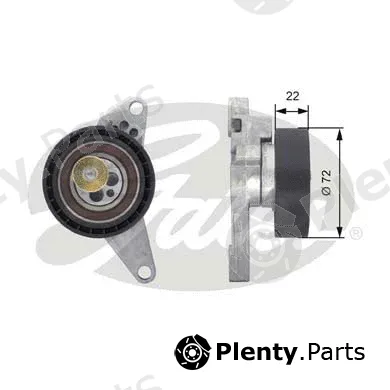 Gates-Sea T43002 — Tensioner Pulley, timing belt PowerGrip®