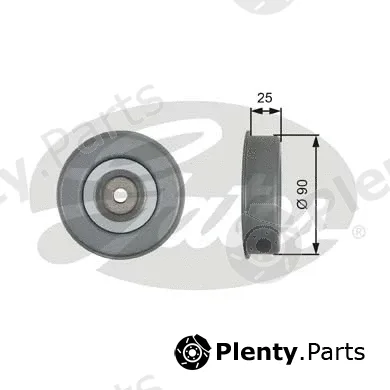 Gates-Sea T39245 — Tensioner Pulley, V-ribbed belt DriveAlign®