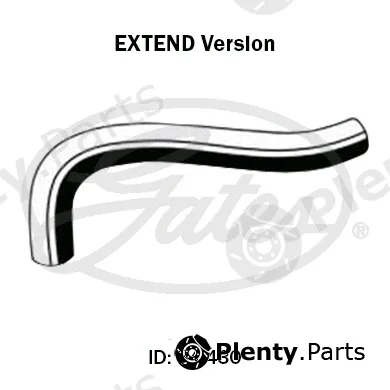 Gates-Sea 05-2217EX — Radiator Hose