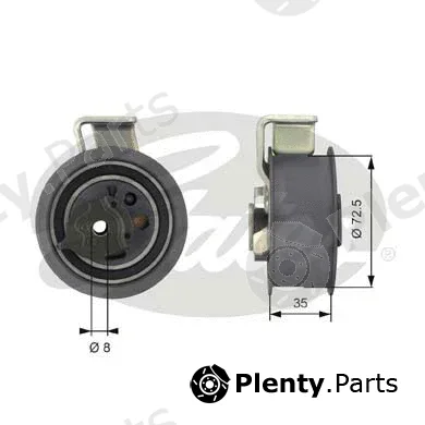 Gates-Sea T43019 — Tensioner Pulley, timing belt PowerGrip®