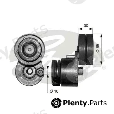 Gates-Sea T38482 — Belt Tensioner, V-ribbed belt DriveAlign®