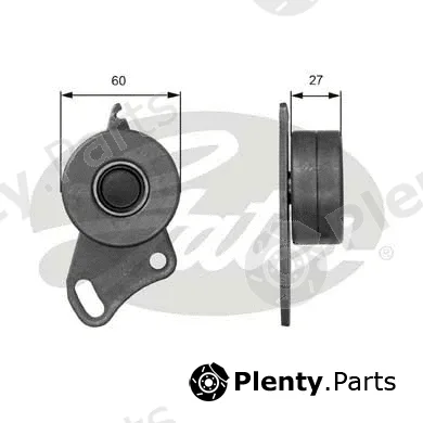 Gates-Sea T41003 — Tensioner Pulley, timing belt PowerGrip®