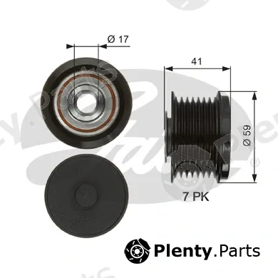 Gates-Sea OAP7078 — Alternator Freewheel Clutch DriveAlign®