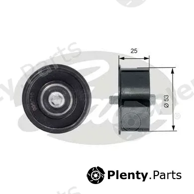Gates-Sea T42122 — Deflection/Guide Pulley, timing belt PowerGrip®