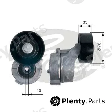 Gates-Sea T39134 — Belt Tensioner, V-ribbed belt DriveAlign®