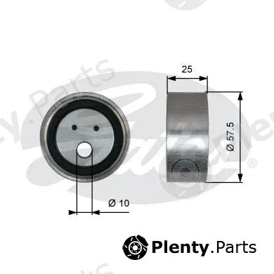 Gates-Sea T41321 — Tensioner Pulley, timing belt PowerGrip®