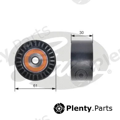 Gates-Sea T42307 — Deflection/Guide Pulley, timing belt PowerGrip®