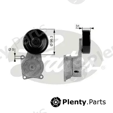 Gates-Sea T38170 — Belt Tensioner, V-ribbed belt DriveAlign®