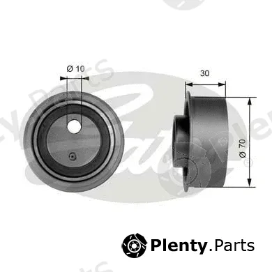 Gates-Sea T41041 — Tensioner Pulley, timing belt PowerGrip®