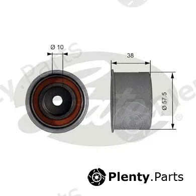Gates-Sea T42018 — Deflection/Guide Pulley, timing belt PowerGrip®