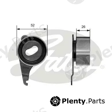 Gates-Sea T41035 — Tensioner Pulley, timing belt PowerGrip®