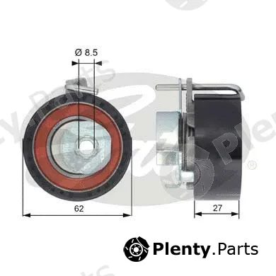 Gates-Sea T43171 — Tensioner Pulley, timing belt PowerGrip®