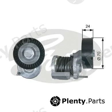 Gates-Sea T38427 — Belt Tensioner, V-ribbed belt DriveAlign®