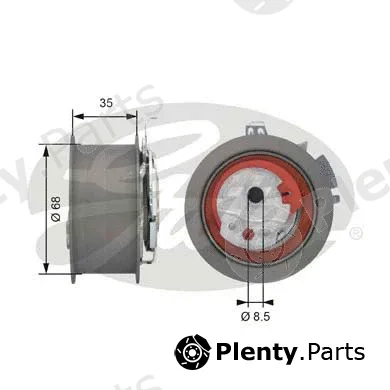 Gates-Sea T43151 — Tensioner Pulley, timing belt PowerGrip®