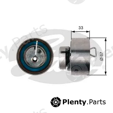 Gates-Sea T43005 — Tensioner Pulley, timing belt PowerGrip®