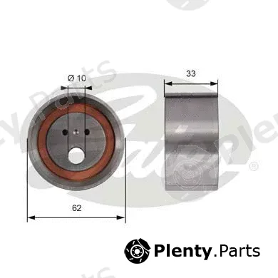 Gates-Sea T41248 — Tensioner Pulley, timing belt PowerGrip®