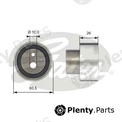 Gates-Sea T41311 — Tensioner Pulley, timing belt PowerGrip®