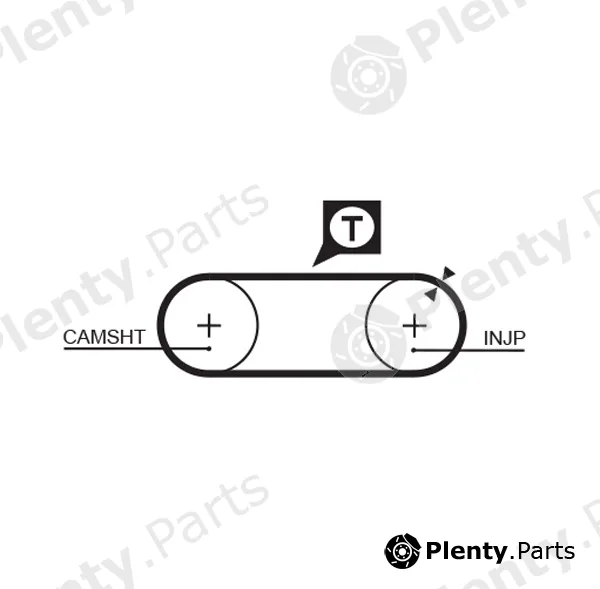 Gates-Mx T082 — Timing Belt PowerGrip®