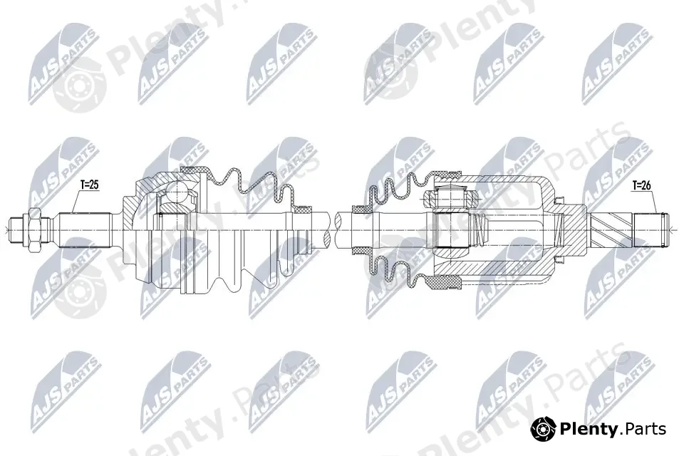 NTY NPW-RE-146 — Drive Shaft