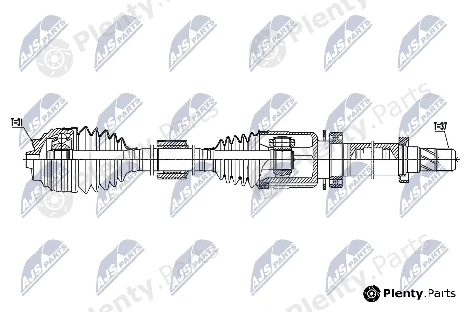 NTY NPW-BM-171 — Drive Shaft