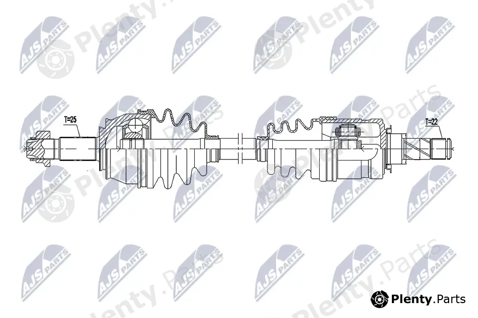 NTY NPW-PL-099 — Drive Shaft