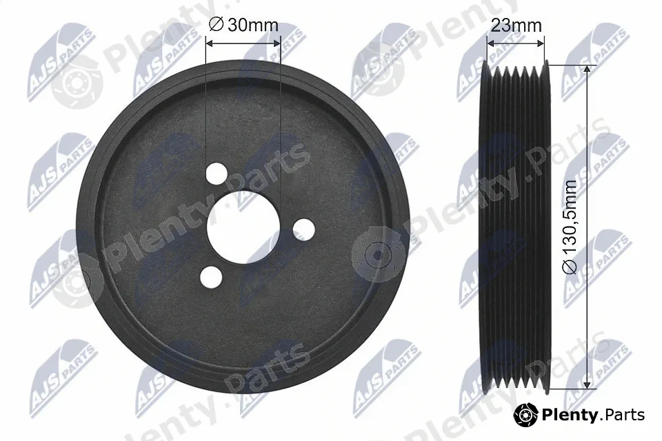 NTY RNK-BM-015 — Belt Pulley, power steering pump