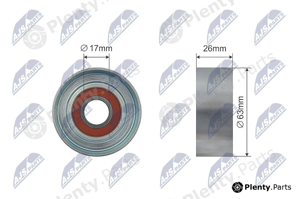 NTY RNK-CH-028 — Belt Tensioner, V-ribbed belt