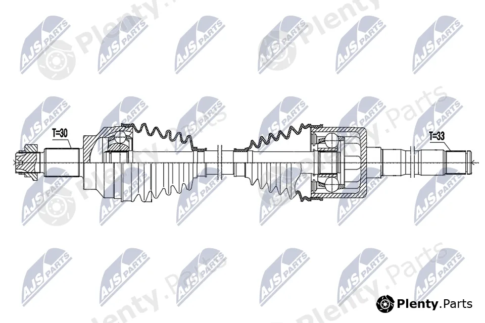 NTY NPW-AR-016 — Drive Shaft