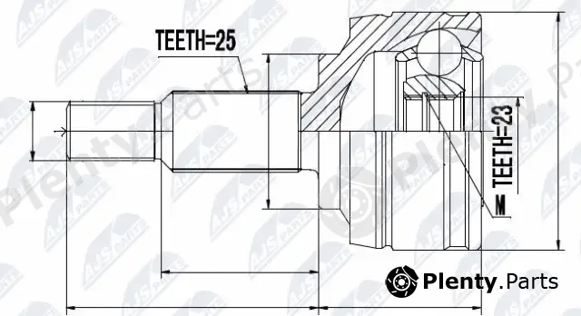 NTY NPZ-RE-002 — Joint Kit, drive shaft