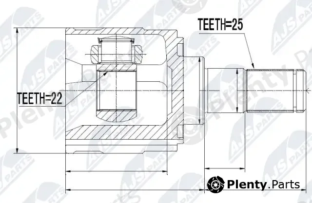 NTY NPW-KA-318 — Joint Kit, drive shaft