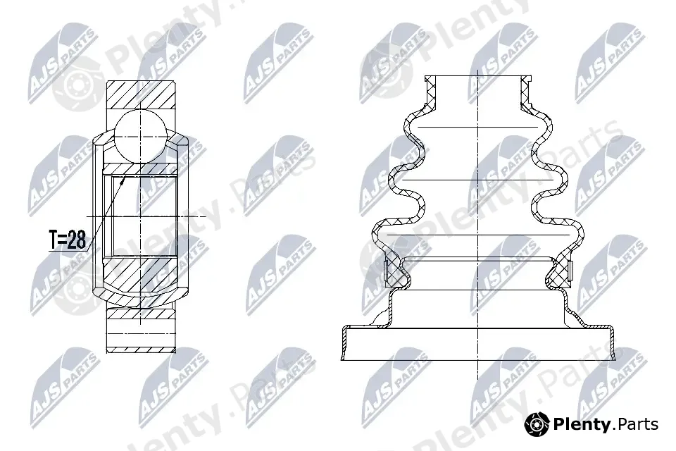 NTY NPW-BM-031 — Joint Kit, drive shaft
