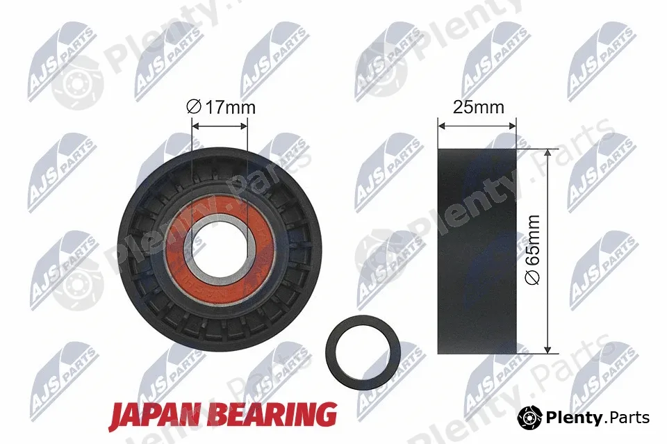 NTY RNK-CH-003 — Tensioner Pulley, V-ribbed belt