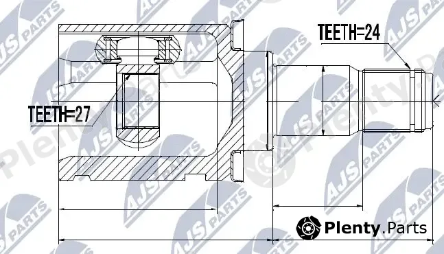 NTY NPW-TY-037 — Joint Kit, drive shaft