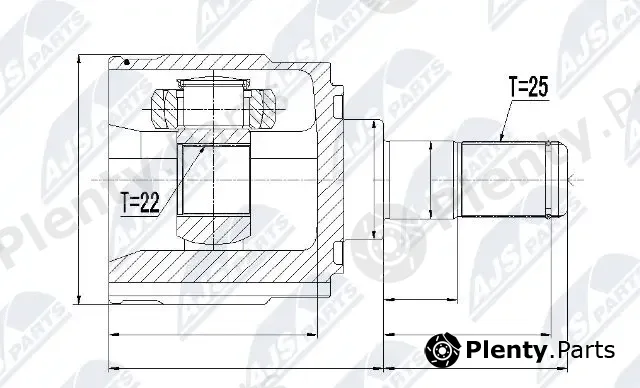 NTY NPW-KA-314 — Joint Kit, drive shaft