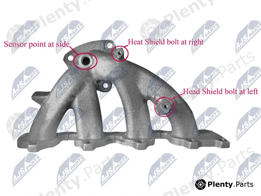 NTY BKW-DW-001 — Manifold, exhaust system